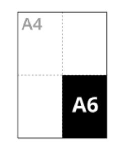 A6 105 x 148 mm
