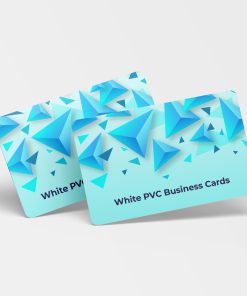 White PVC Business Cards